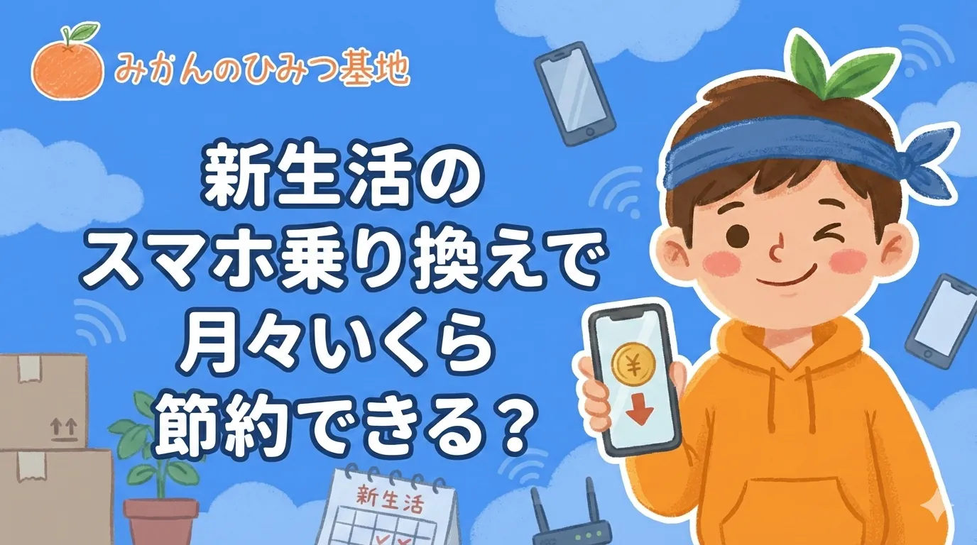 新生活のスマホ乗り換えで月々いくら節約できる？ahamo・LINEMO・povo2.0を徹底比較