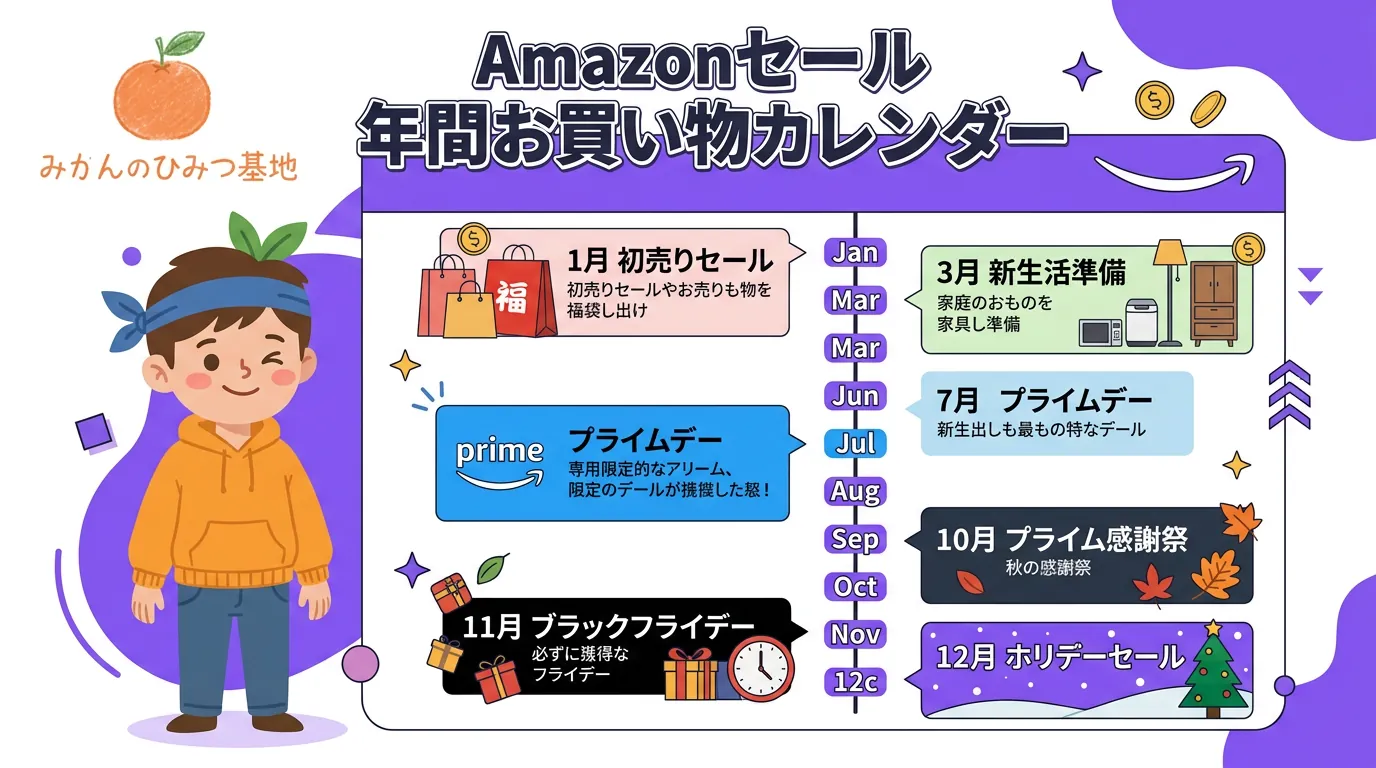 Amazonセール年間カレンダー