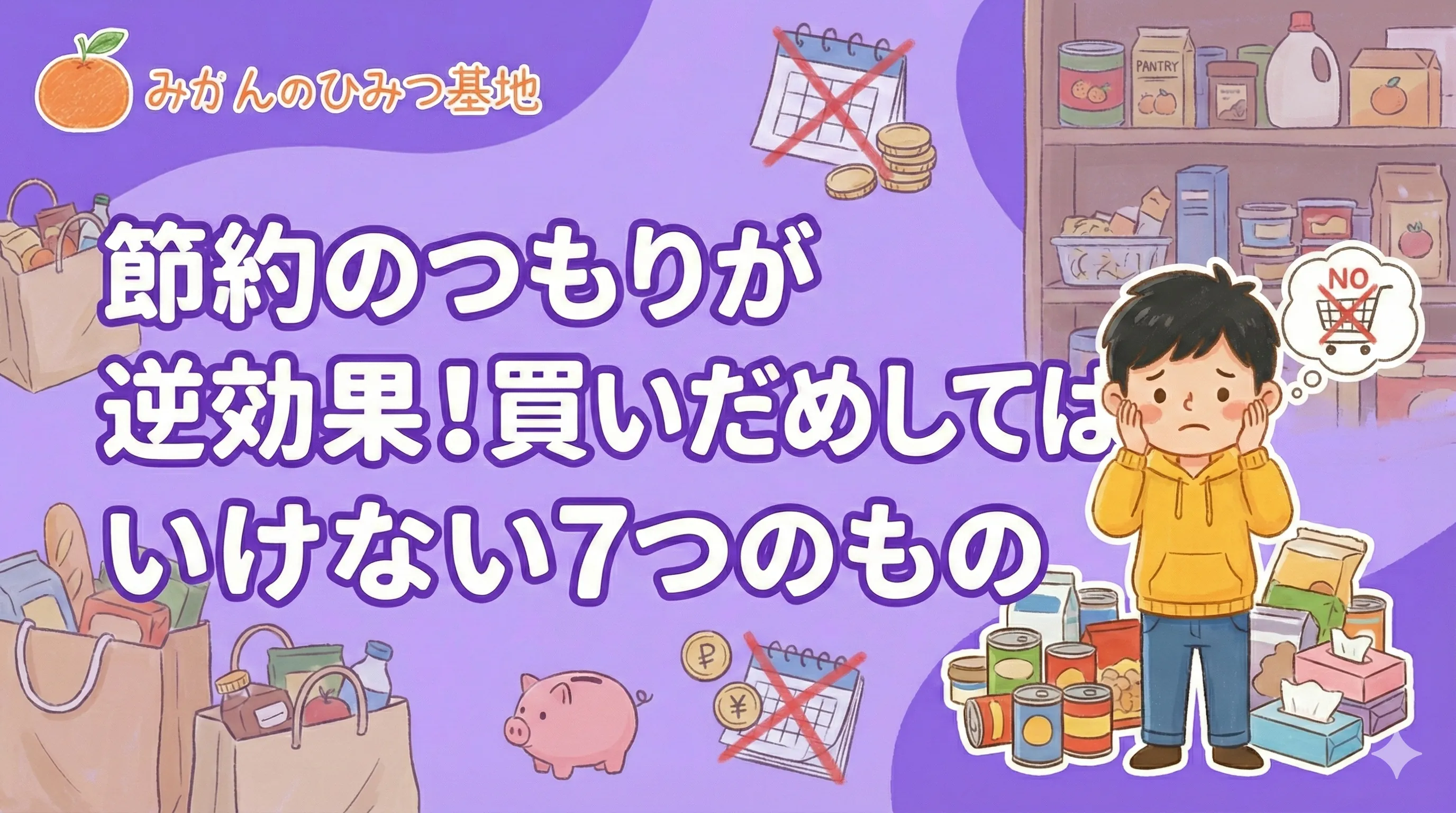 節約のつもりが逆効果!買いだめしてはいけない7つのもの